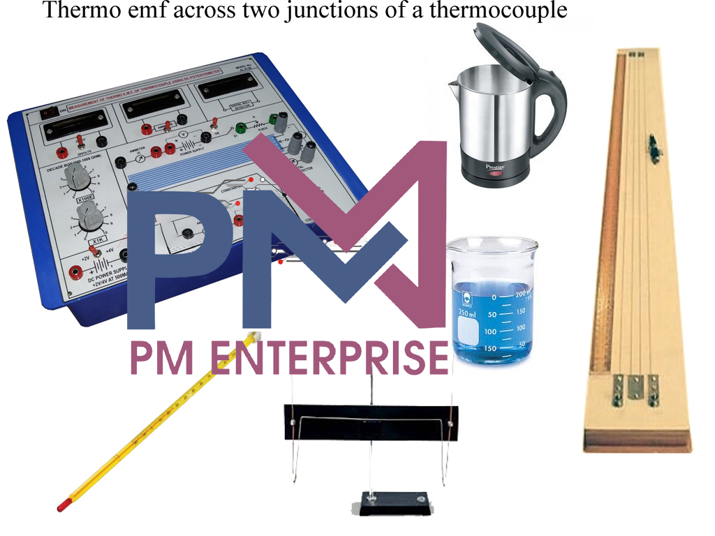 PM-P158 MEASUREMENT OF THERMO EMF ACROSS TWO JUNCTIONS OF A THERMOCOUPLE WITH TEMPERATURE