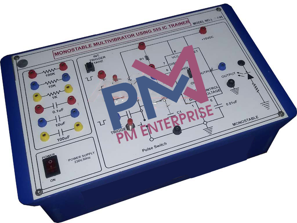 PM-P045B MONOSTABLE MULTIVIBRATOR TRAINER (USING 555 IC)
