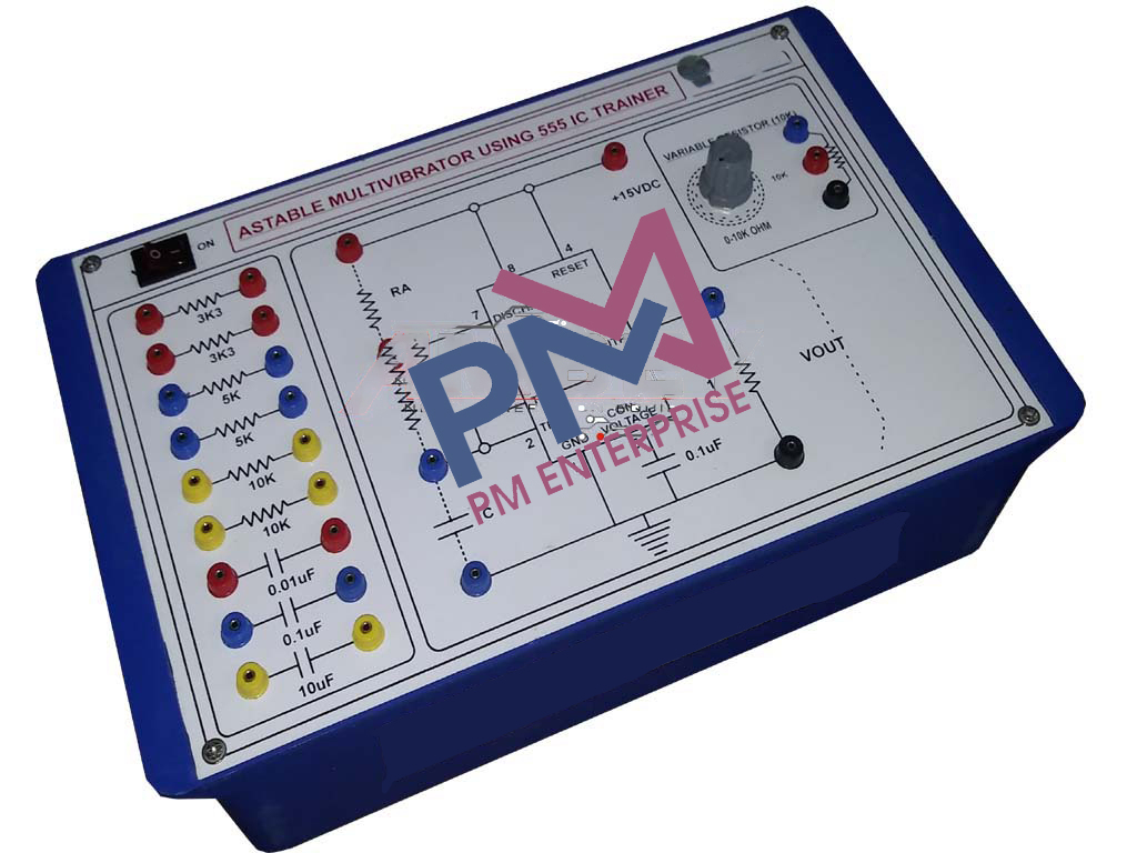 PM-P046 ASTABLE MULTIVIBRATOR TRAINER (USING 555 IC)