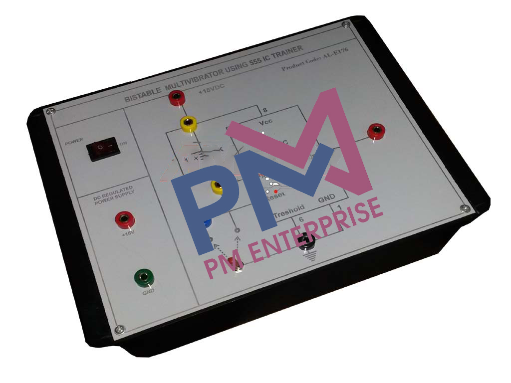 PM-P047 BISTABLE MULTIVIBRATOR TRAINER (USING 555 IC)