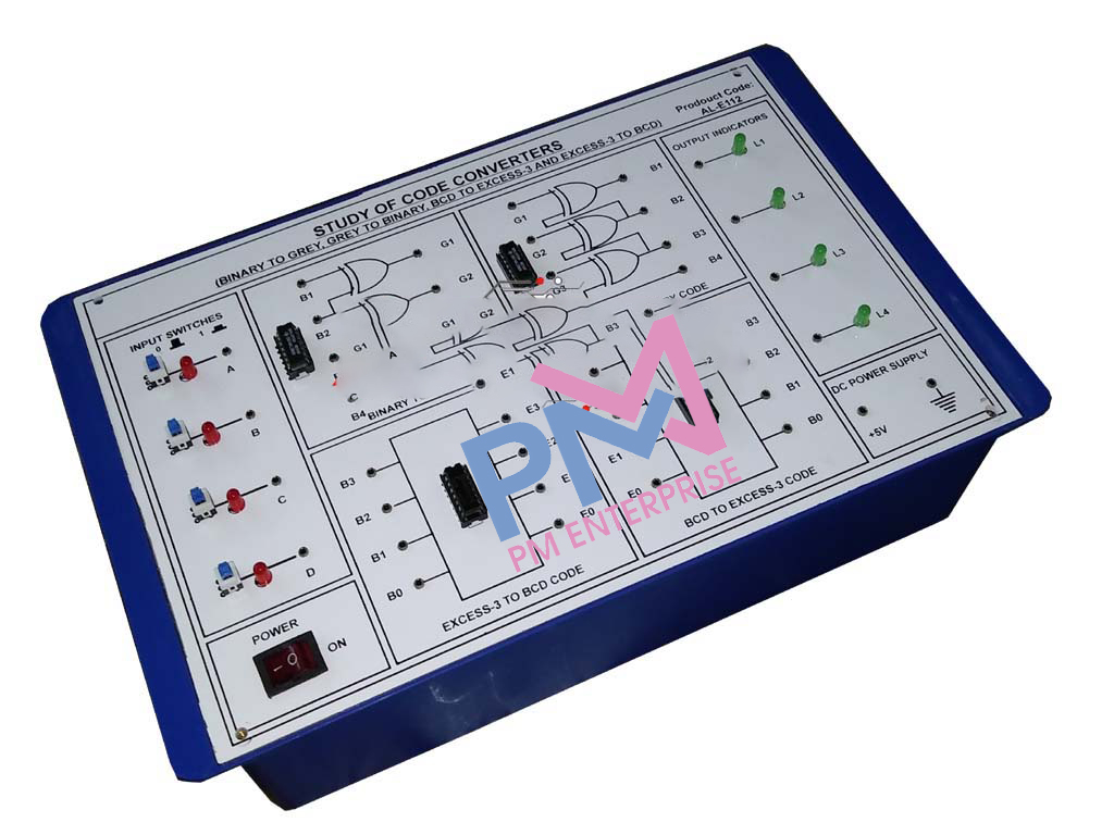 PM-P112 STUDY OF CODE CONVERTERS (GREY, BINARY, EXCESS-3)