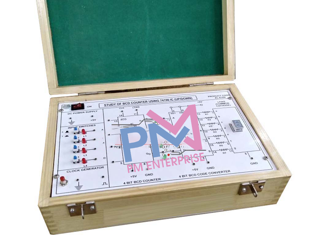 PM-P354 STUDY OF BCD COUNTER USING 74190 IC (UP-DOWN)